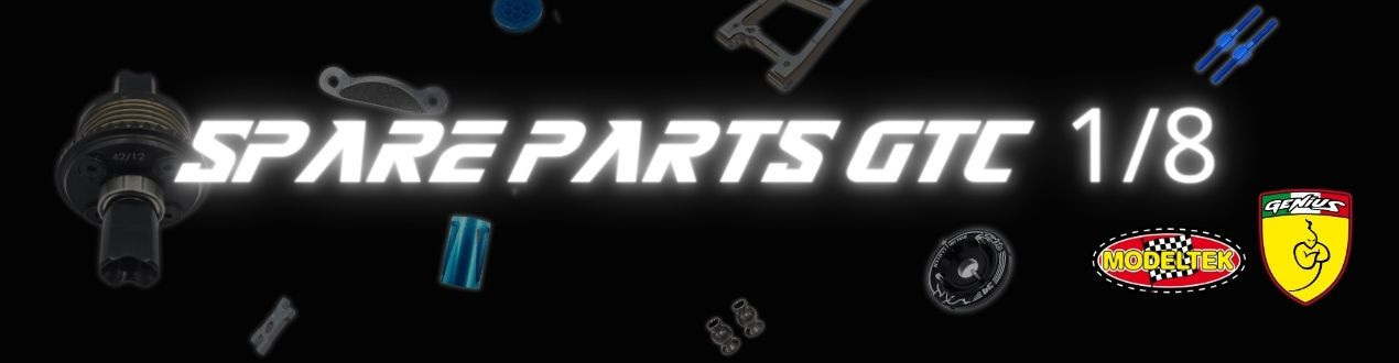 Spare parts for 1/8 GTC RC cars - Genius Racing