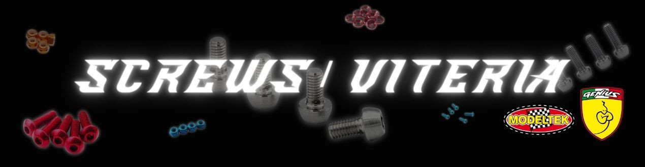 Screws for 1/5 scale and 1/8 scale RC cars - Genius Racing